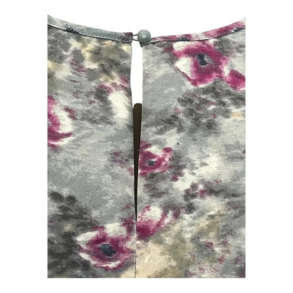 ANN TAYLOR LOFT PETITES‎ WATERCOLOR FLORAL SLEEVELESS DRESS SIZE 00P. - Picture 3 of 6